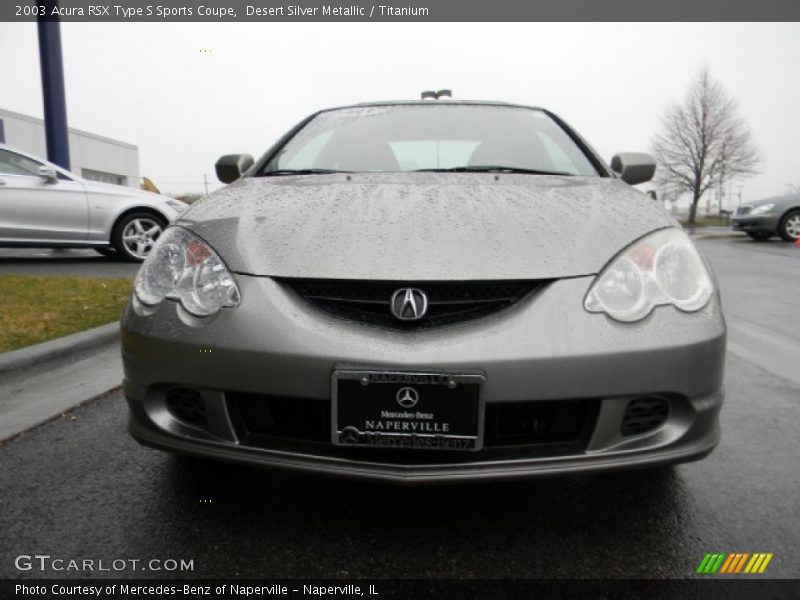 Desert Silver Metallic / Titanium 2003 Acura RSX Type S Sports Coupe