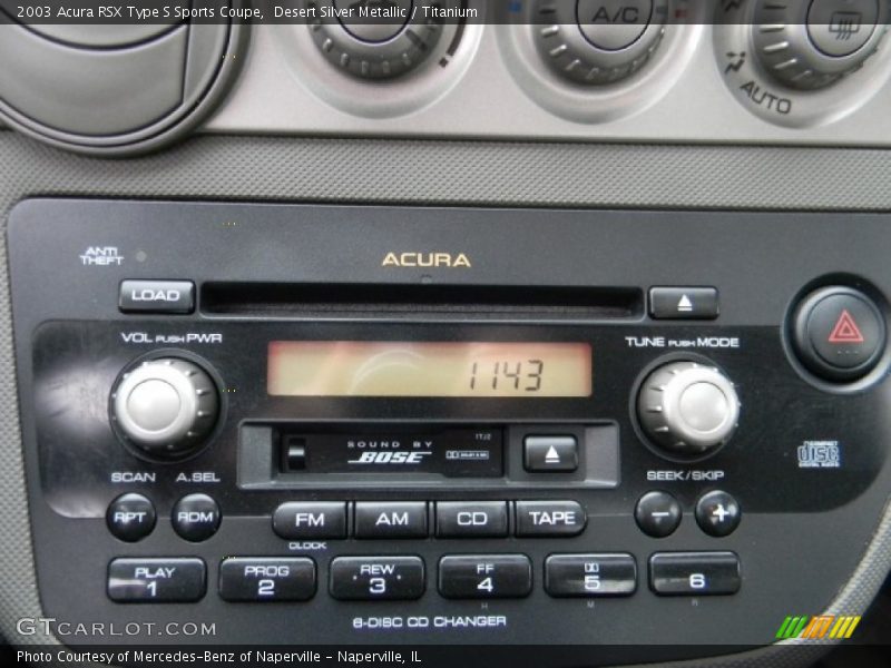 Audio System of 2003 RSX Type S Sports Coupe