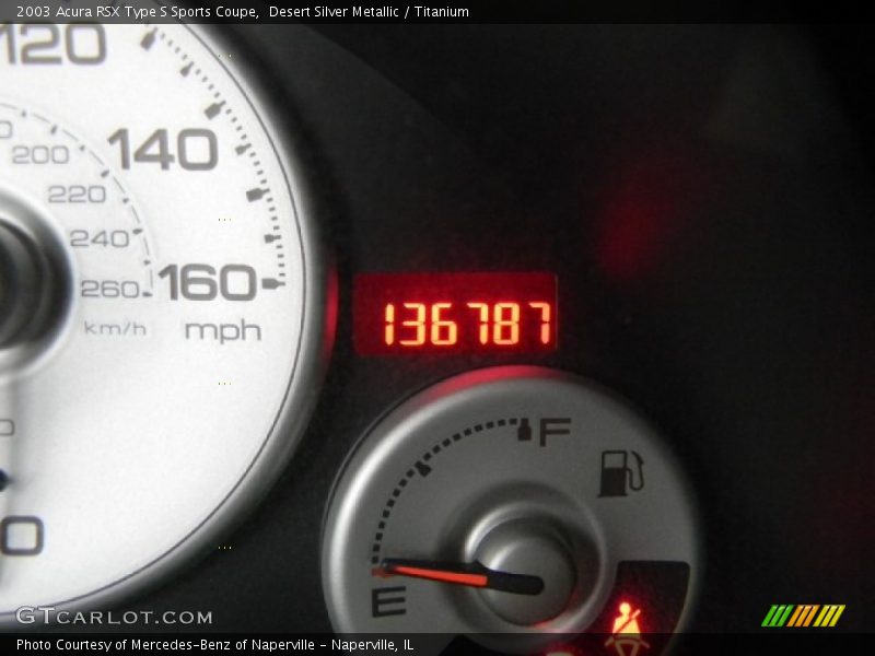 Desert Silver Metallic / Titanium 2003 Acura RSX Type S Sports Coupe