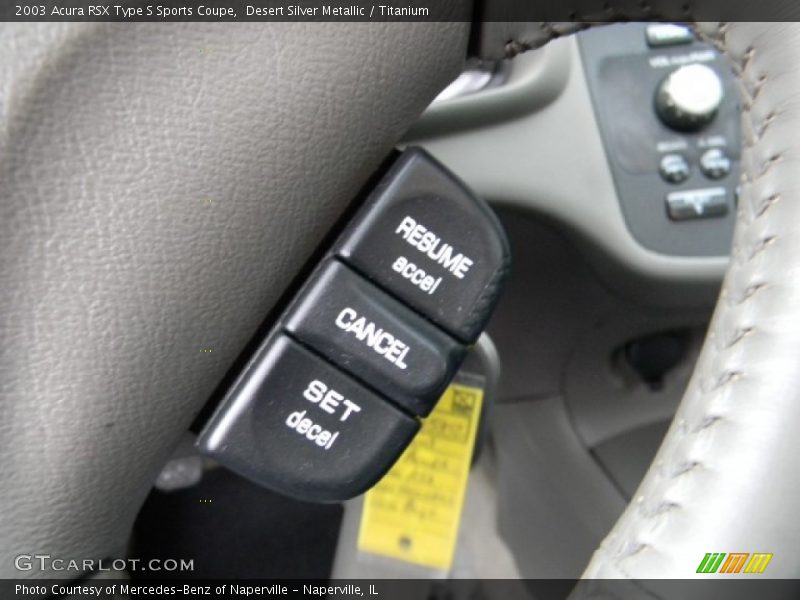 Desert Silver Metallic / Titanium 2003 Acura RSX Type S Sports Coupe