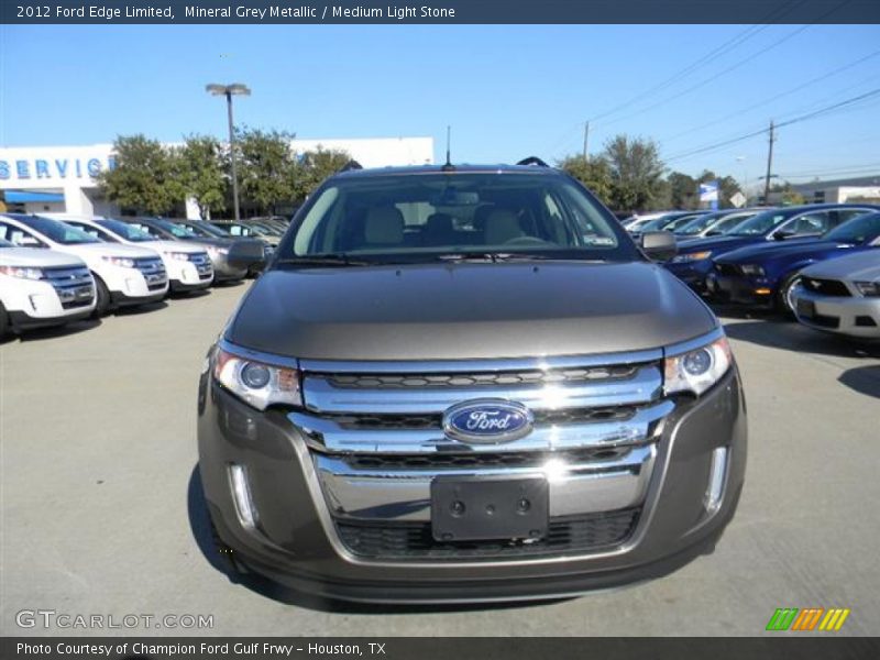 Mineral Grey Metallic / Medium Light Stone 2012 Ford Edge Limited