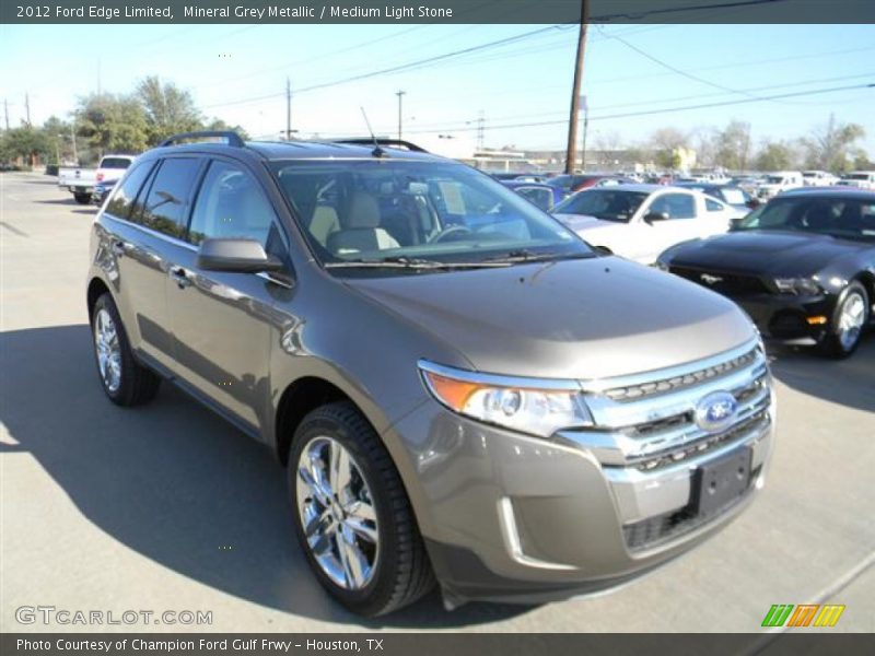 Mineral Grey Metallic / Medium Light Stone 2012 Ford Edge Limited
