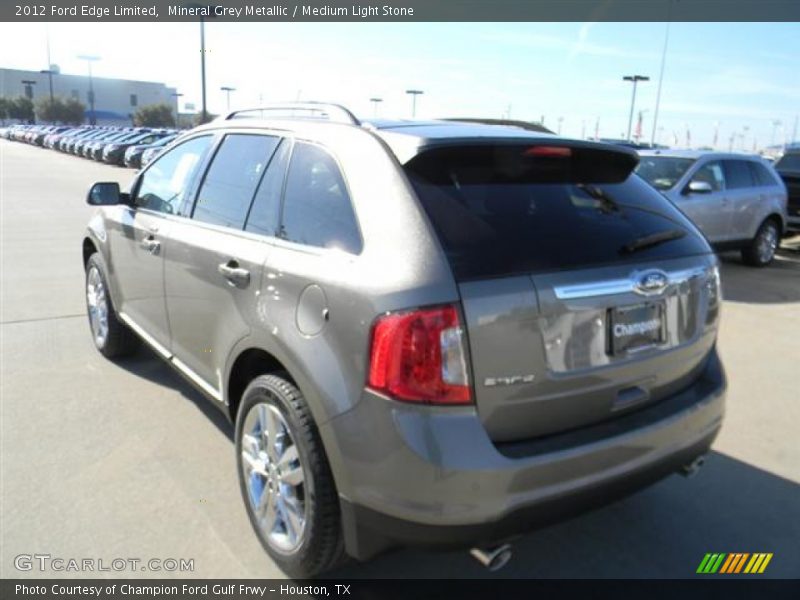 Mineral Grey Metallic / Medium Light Stone 2012 Ford Edge Limited