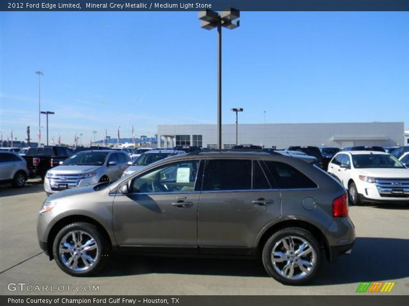 Mineral Grey Metallic / Medium Light Stone 2012 Ford Edge Limited