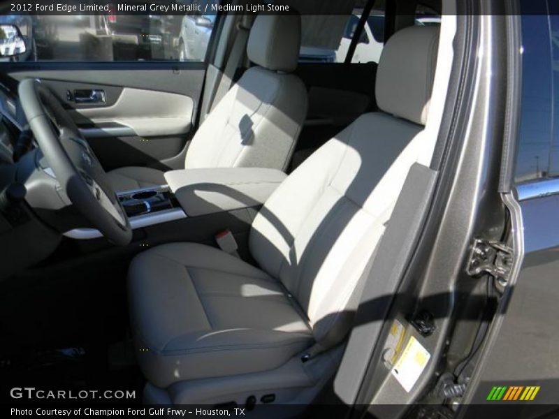Mineral Grey Metallic / Medium Light Stone 2012 Ford Edge Limited