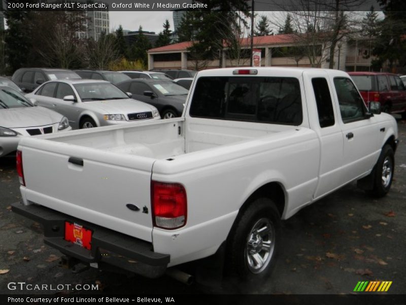 Oxford White / Medium Graphite 2000 Ford Ranger XLT SuperCab