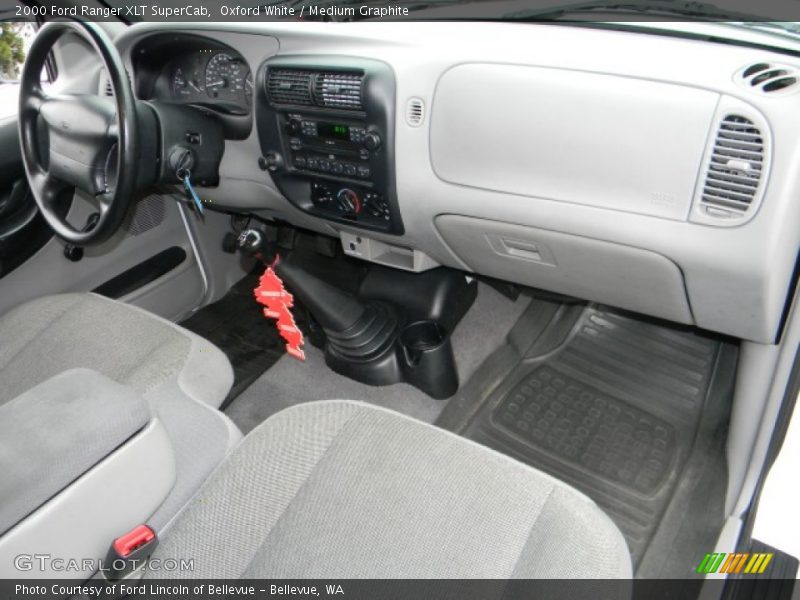 Oxford White / Medium Graphite 2000 Ford Ranger XLT SuperCab