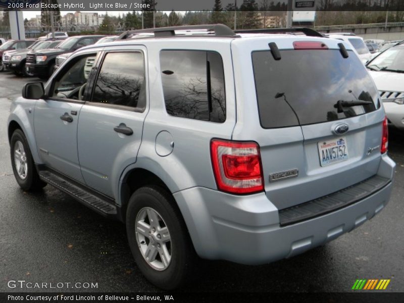 Light Ice Blue / Stone 2008 Ford Escape Hybrid