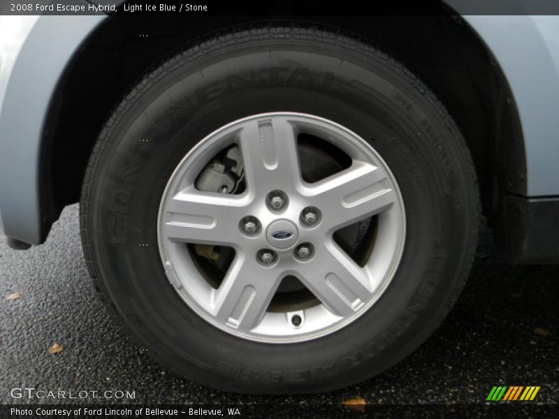 Light Ice Blue / Stone 2008 Ford Escape Hybrid