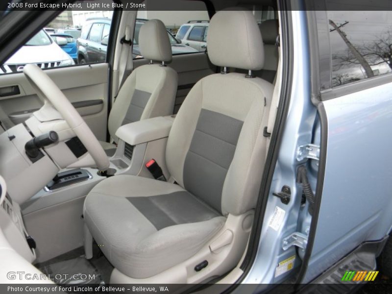 Light Ice Blue / Stone 2008 Ford Escape Hybrid
