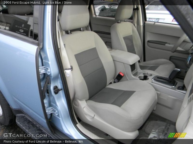Light Ice Blue / Stone 2008 Ford Escape Hybrid