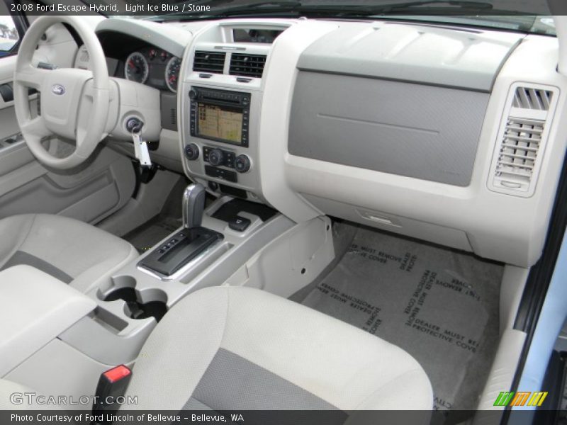 Light Ice Blue / Stone 2008 Ford Escape Hybrid