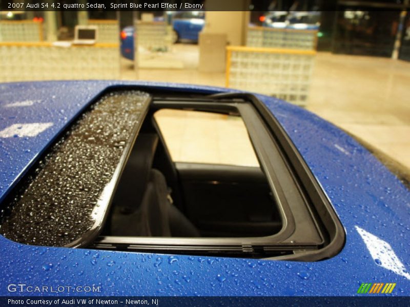 Sprint Blue Pearl Effect / Ebony 2007 Audi S4 4.2 quattro Sedan