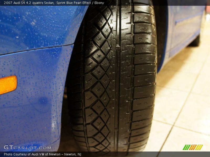 Sprint Blue Pearl Effect / Ebony 2007 Audi S4 4.2 quattro Sedan