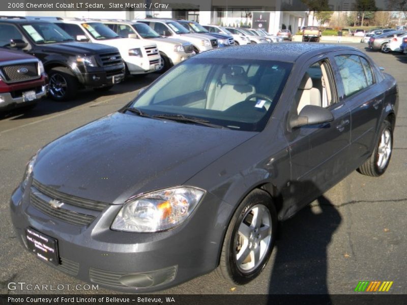 Slate Metallic / Gray 2008 Chevrolet Cobalt LT Sedan