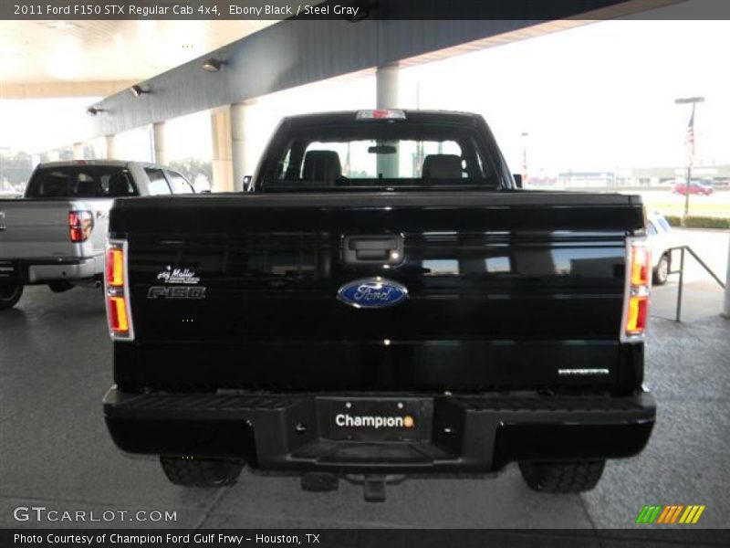 Ebony Black / Steel Gray 2011 Ford F150 STX Regular Cab 4x4