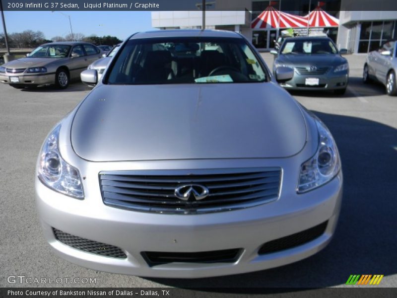 Liquid Platinum / Graphite 2009 Infiniti G 37 Sedan