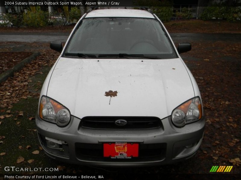 Aspen White / Gray 2004 Subaru Impreza Outback Sport Wagon