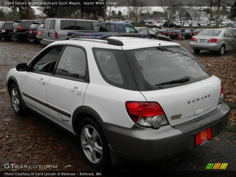 Aspen White / Gray 2004 Subaru Impreza Outback Sport Wagon