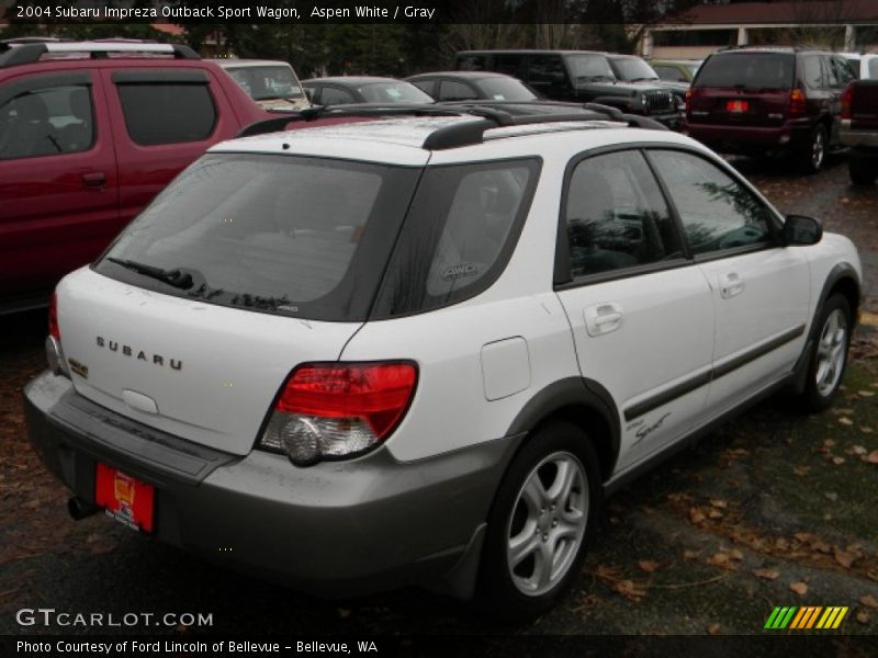 Aspen White / Gray 2004 Subaru Impreza Outback Sport Wagon