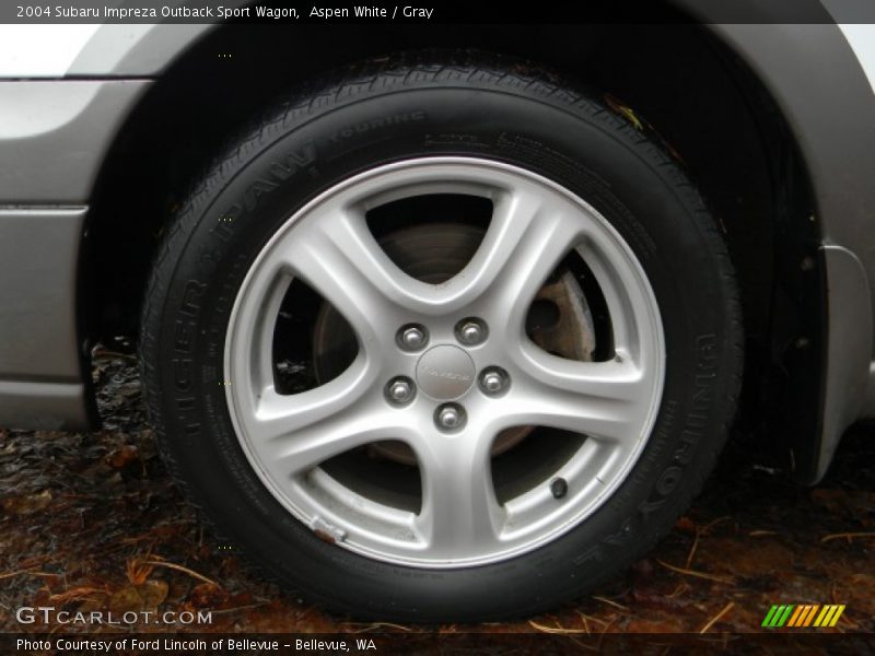 Aspen White / Gray 2004 Subaru Impreza Outback Sport Wagon