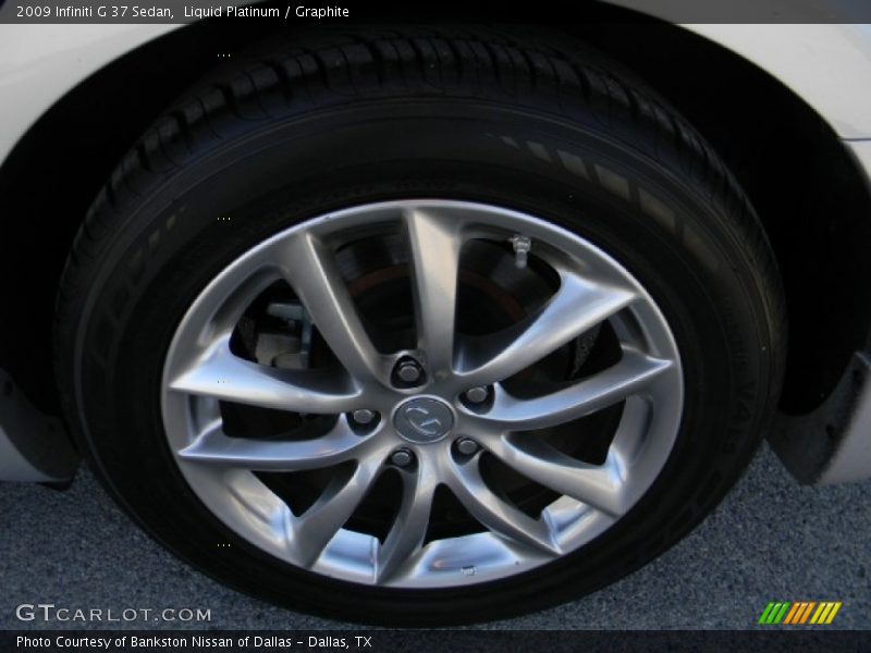 Liquid Platinum / Graphite 2009 Infiniti G 37 Sedan