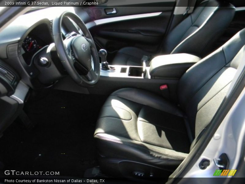 Liquid Platinum / Graphite 2009 Infiniti G 37 Sedan