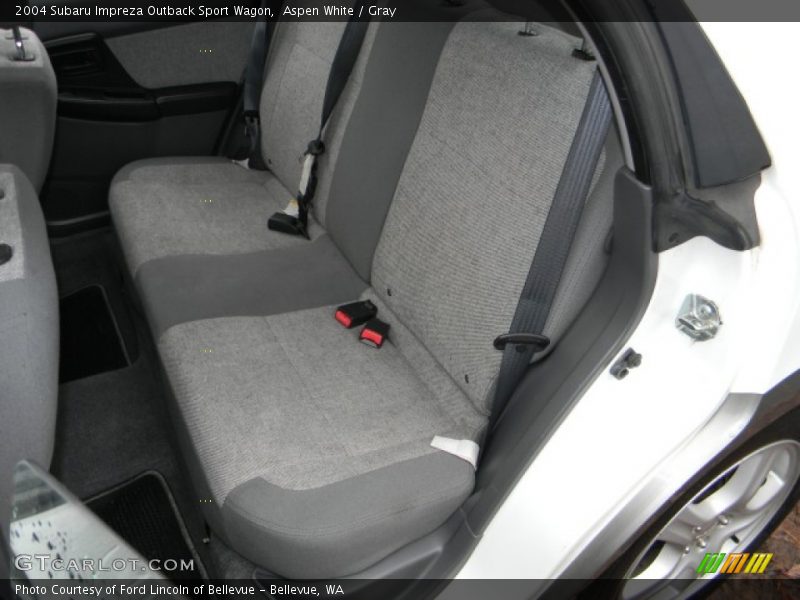 Aspen White / Gray 2004 Subaru Impreza Outback Sport Wagon