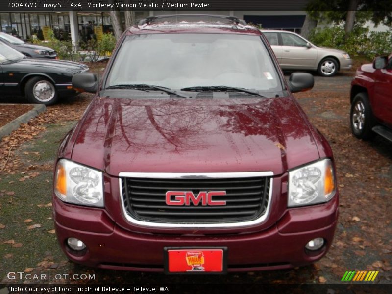 Monterey Maroon Metallic / Medium Pewter 2004 GMC Envoy SLT 4x4