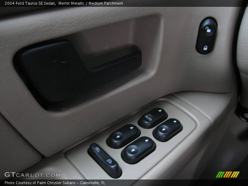 Merlot Metallic / Medium Parchment 2004 Ford Taurus SE Sedan