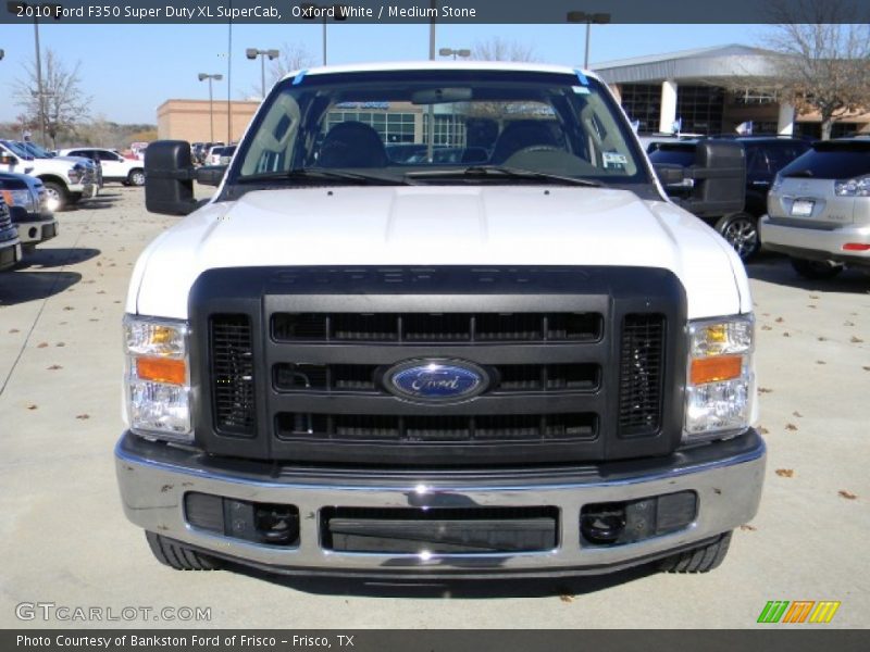 Oxford White / Medium Stone 2010 Ford F350 Super Duty XL SuperCab