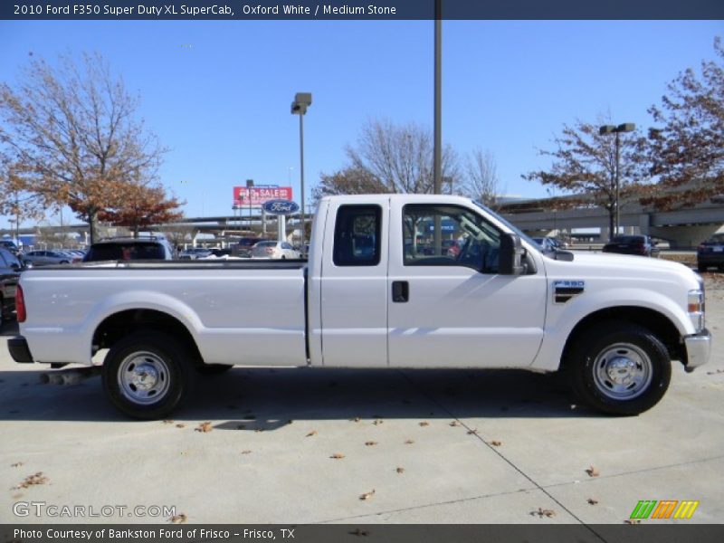 Oxford White / Medium Stone 2010 Ford F350 Super Duty XL SuperCab