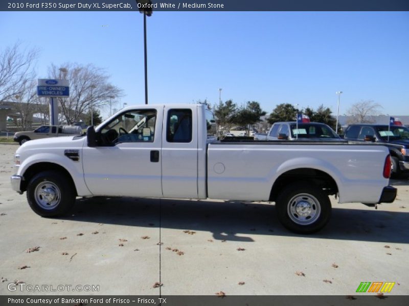 Oxford White / Medium Stone 2010 Ford F350 Super Duty XL SuperCab