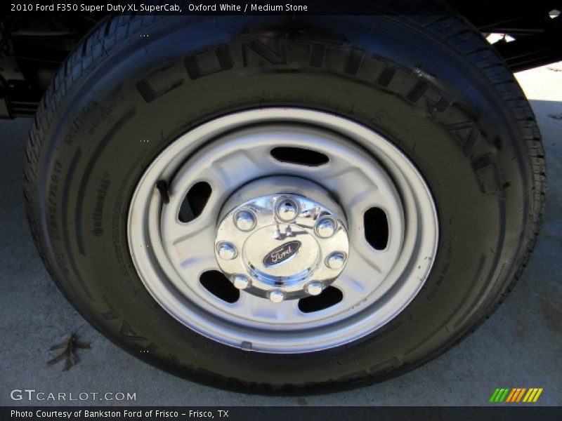 Oxford White / Medium Stone 2010 Ford F350 Super Duty XL SuperCab