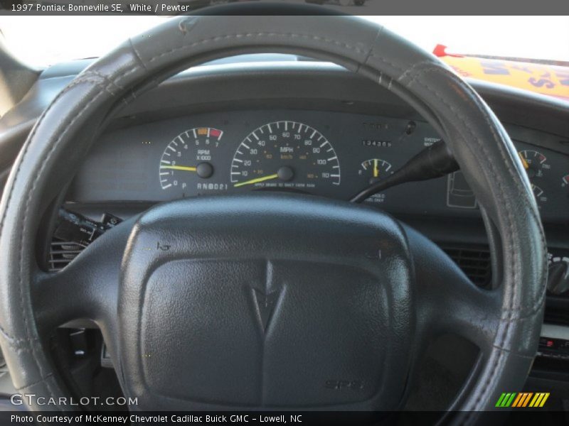 White / Pewter 1997 Pontiac Bonneville SE