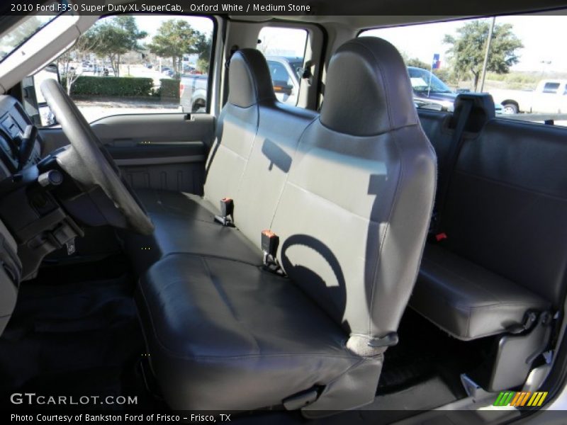 Oxford White / Medium Stone 2010 Ford F350 Super Duty XL SuperCab