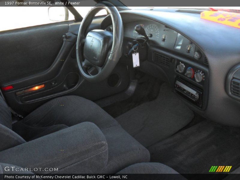 White / Pewter 1997 Pontiac Bonneville SE