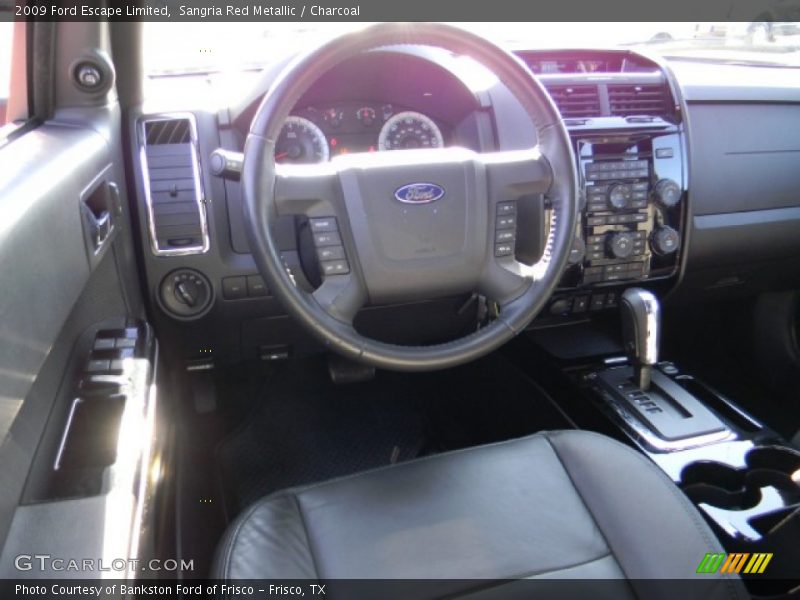 Sangria Red Metallic / Charcoal 2009 Ford Escape Limited