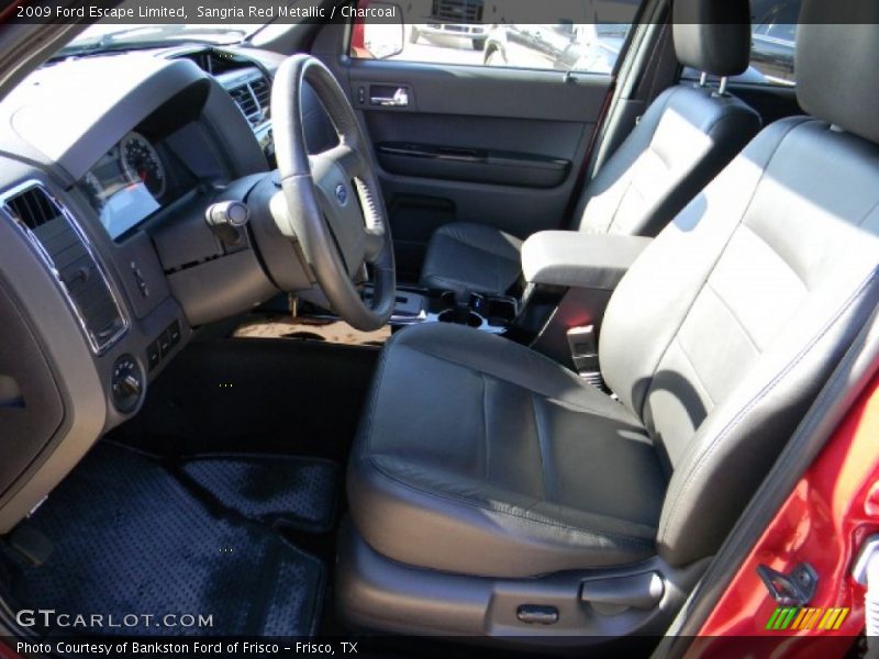 Sangria Red Metallic / Charcoal 2009 Ford Escape Limited