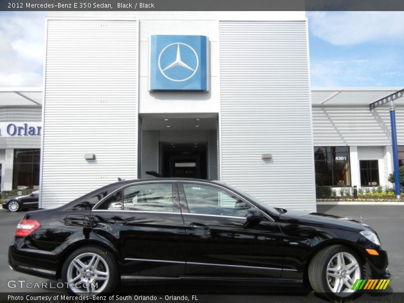 Black / Black 2012 Mercedes-Benz E 350 Sedan