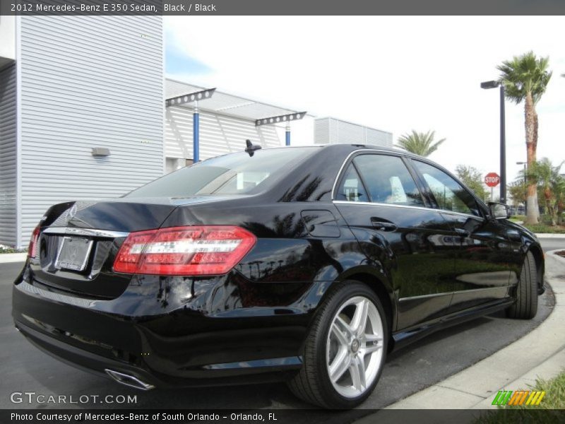 Black / Black 2012 Mercedes-Benz E 350 Sedan