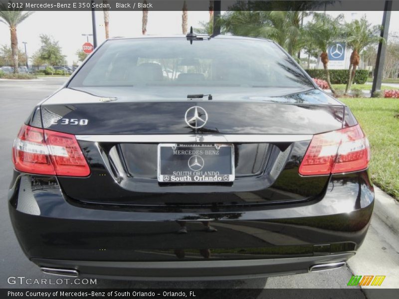 Black / Black 2012 Mercedes-Benz E 350 Sedan