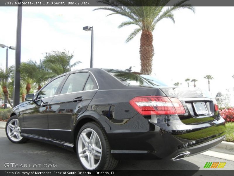 Black / Black 2012 Mercedes-Benz E 350 Sedan