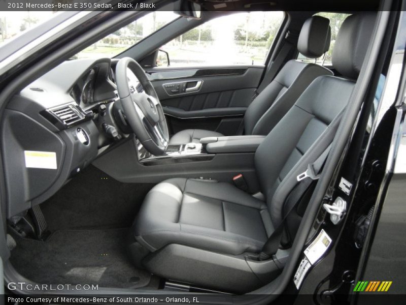  2012 E 350 Sedan Black Interior