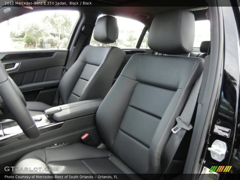  2012 E 350 Sedan Black Interior