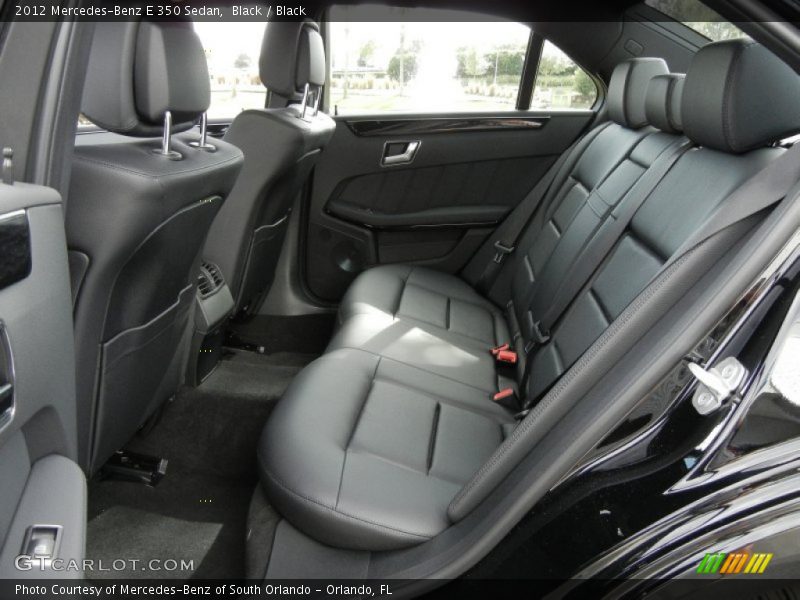 2012 E 350 Sedan Black Interior