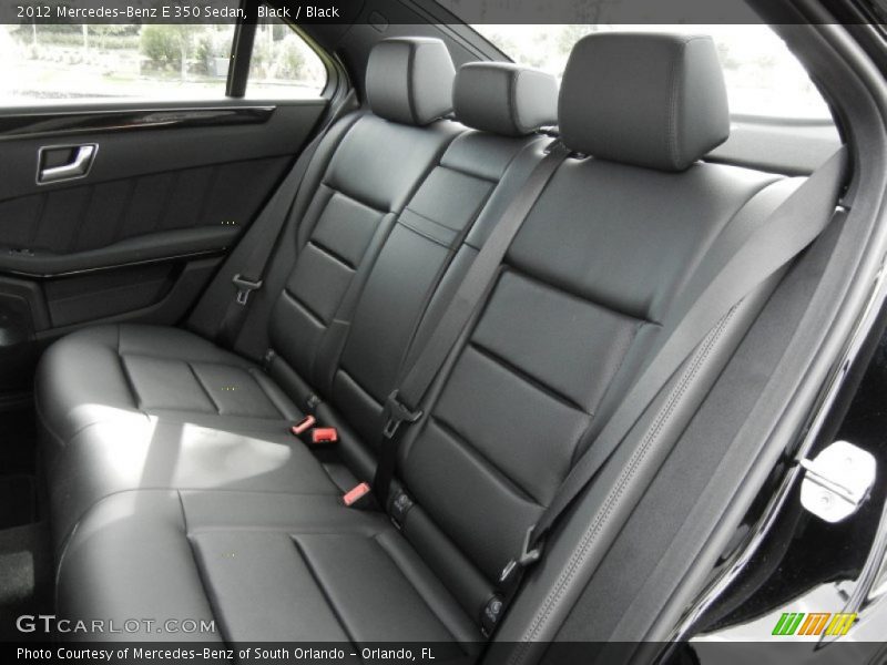 Black / Black 2012 Mercedes-Benz E 350 Sedan