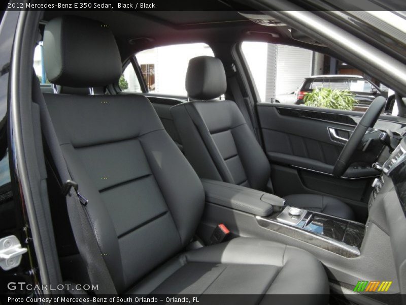 Black / Black 2012 Mercedes-Benz E 350 Sedan
