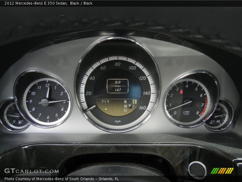  2012 E 350 Sedan 350 Sedan Gauges