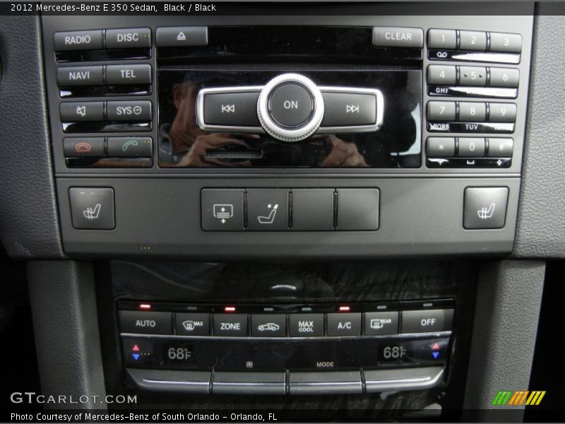 Controls of 2012 E 350 Sedan